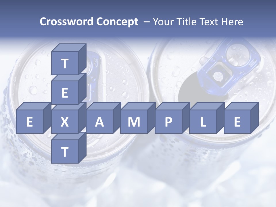 Liquid Cap Food PowerPoint Template