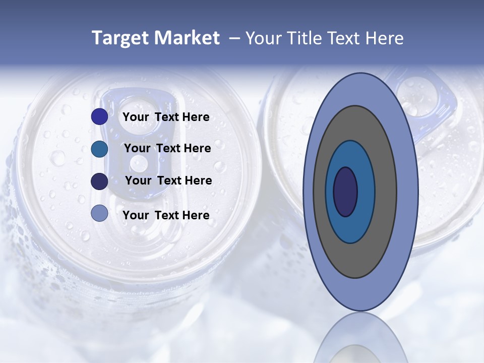 Liquid Cap Food PowerPoint Template