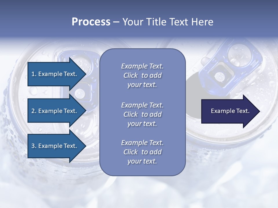 Liquid Cap Food PowerPoint Template