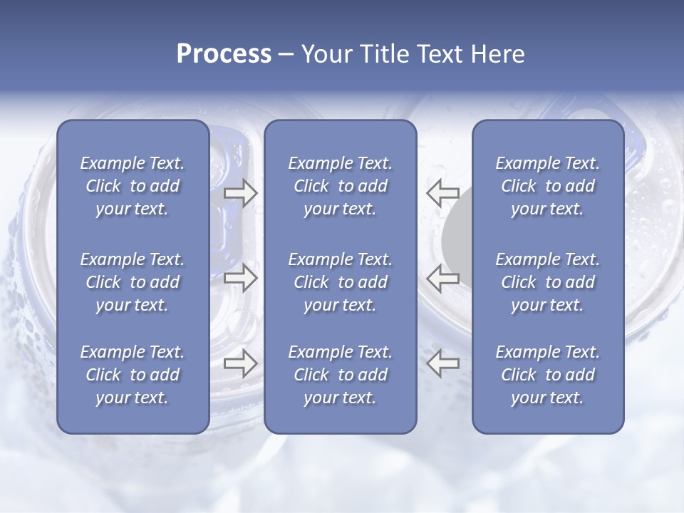 Liquid Cap Food PowerPoint Template