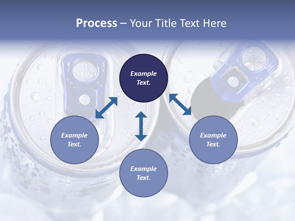 Liquid Cap Food PowerPoint Template