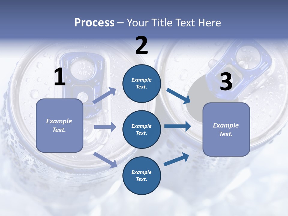 Liquid Cap Food PowerPoint Template