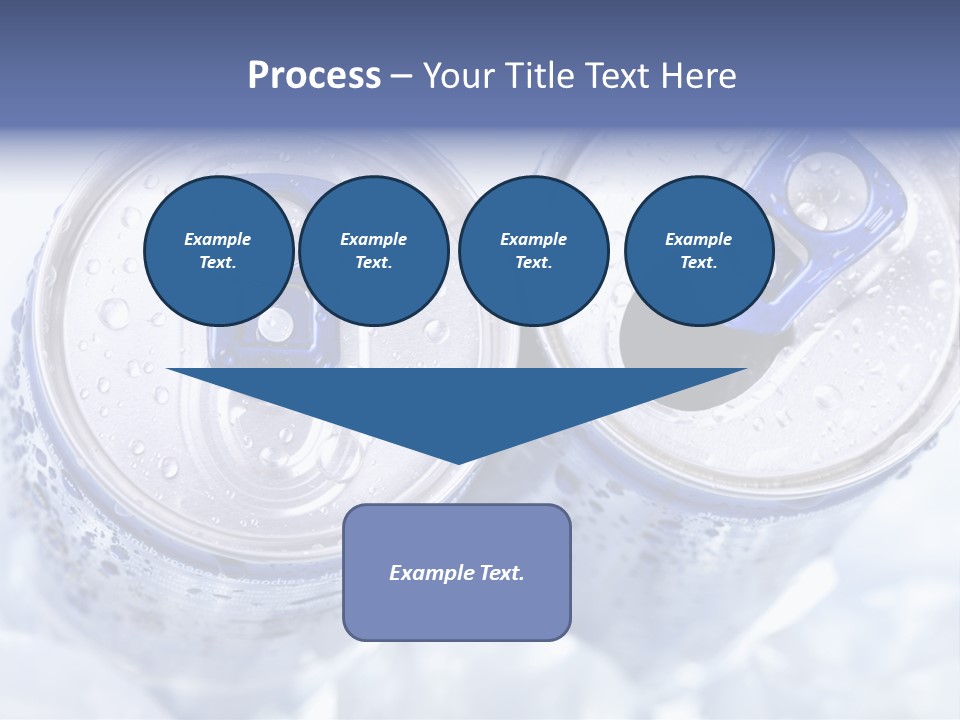 Liquid Cap Food PowerPoint Template