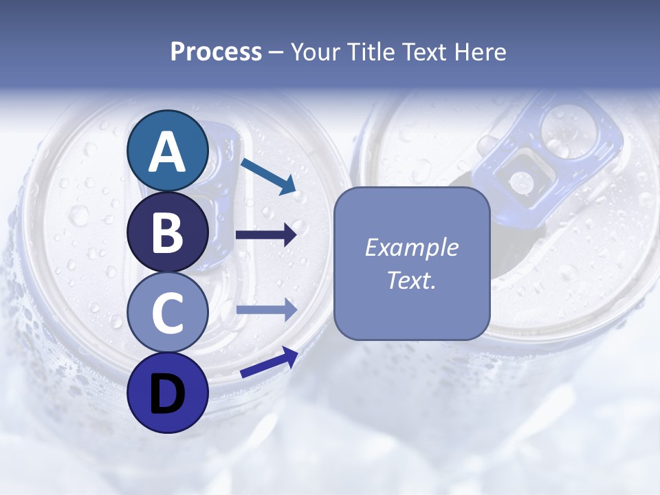 Liquid Cap Food PowerPoint Template