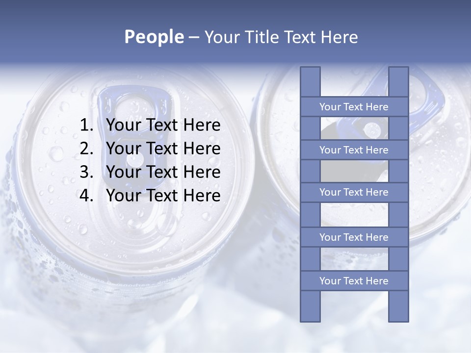 Liquid Cap Food PowerPoint Template