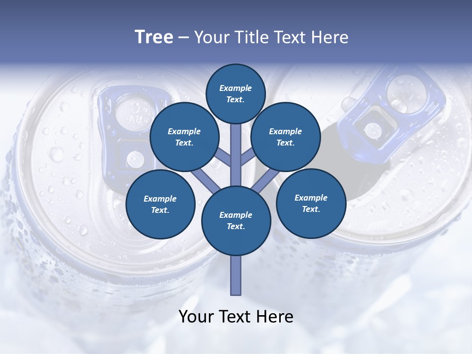 Liquid Cap Food PowerPoint Template