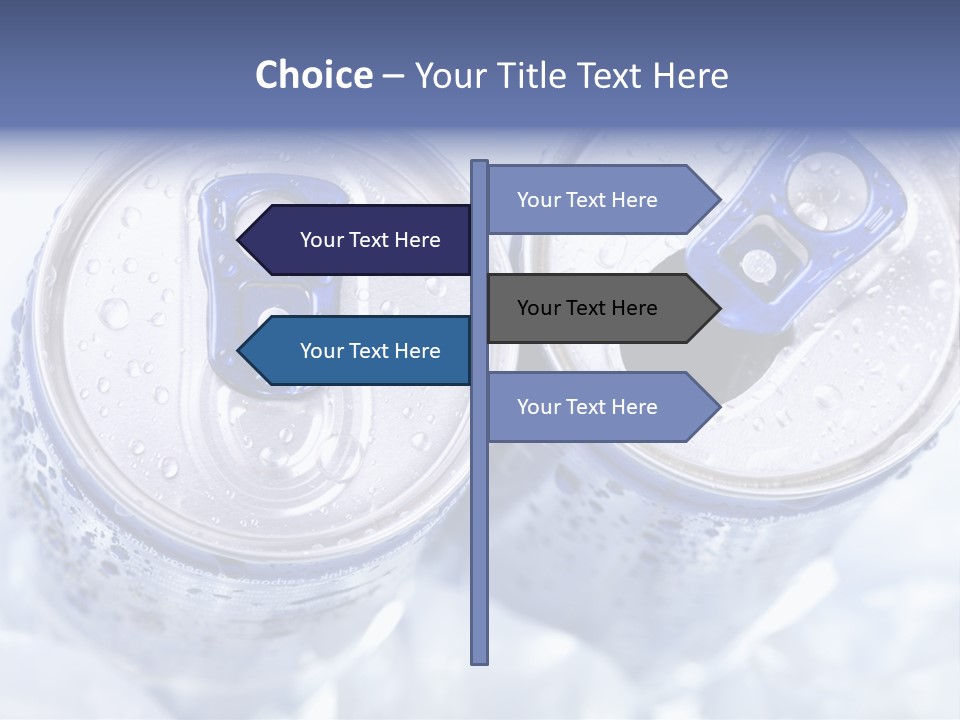 Liquid Cap Food PowerPoint Template