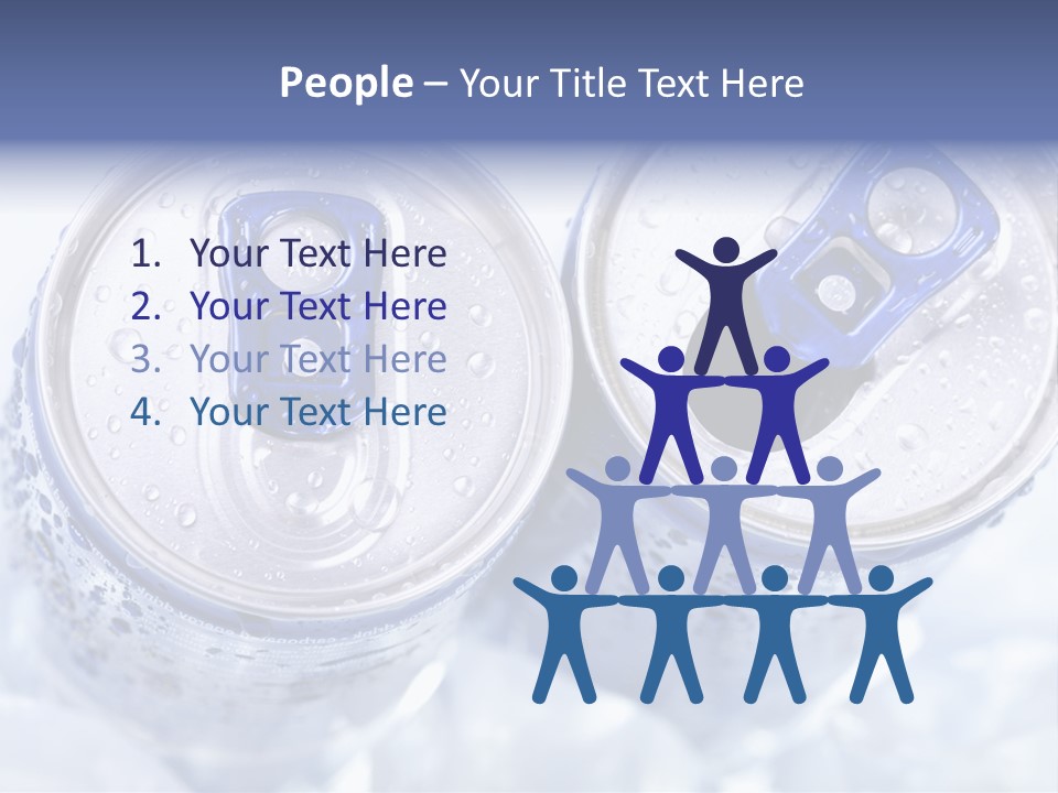 Liquid Cap Food PowerPoint Template