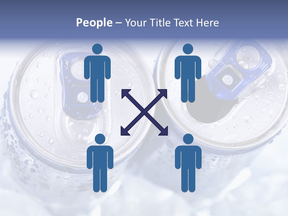 Liquid Cap Food PowerPoint Template