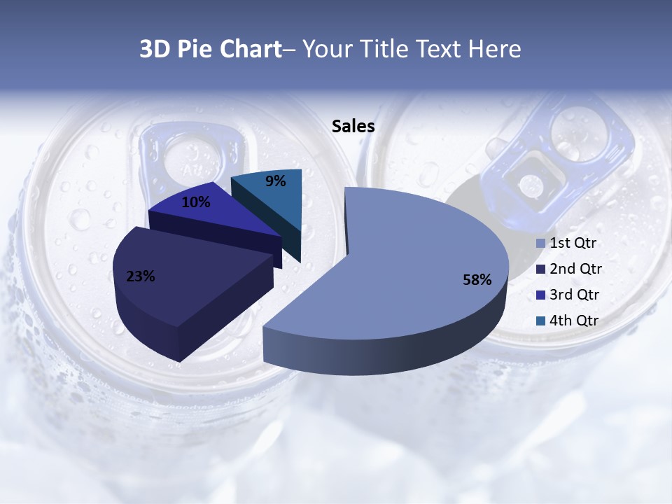 Liquid Cap Food PowerPoint Template