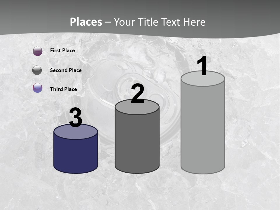 Beer Texture Ice PowerPoint Template