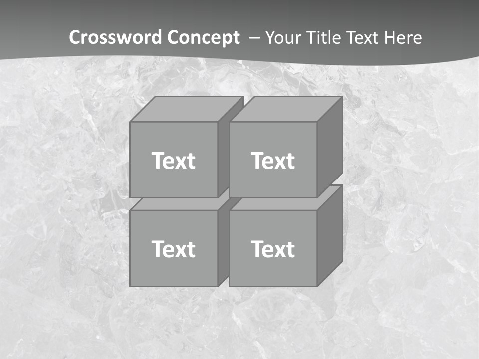 Beer Texture Ice PowerPoint Template