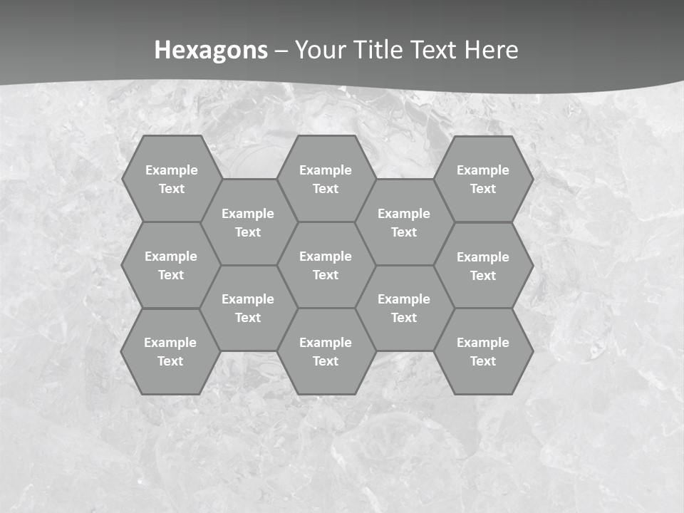 Beer Texture Ice PowerPoint Template