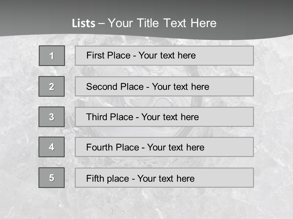 Beer Texture Ice PowerPoint Template