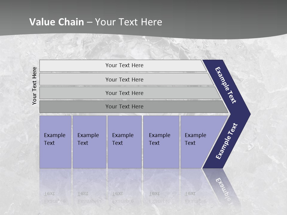 Beer Texture Ice PowerPoint Template