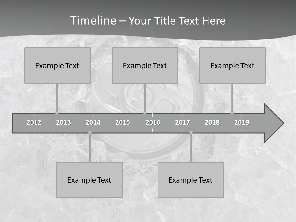 Beer Texture Ice PowerPoint Template
