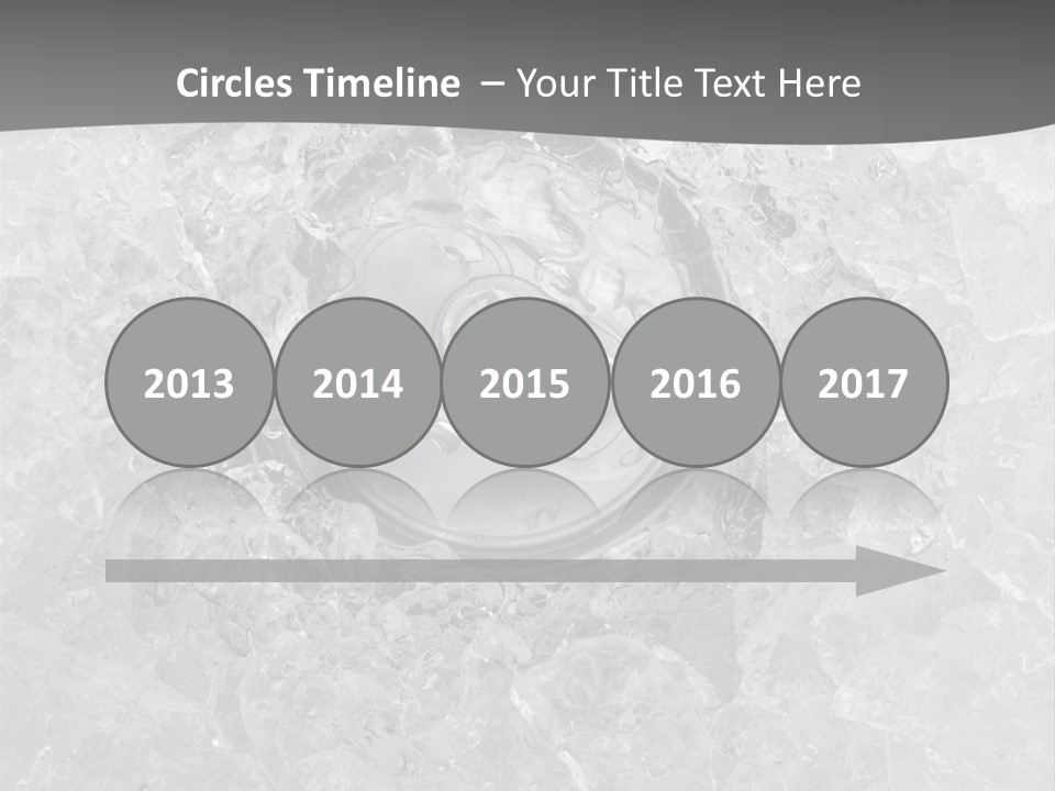 Beer Texture Ice PowerPoint Template