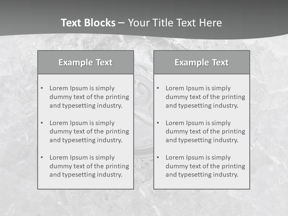 Beer Texture Ice PowerPoint Template
