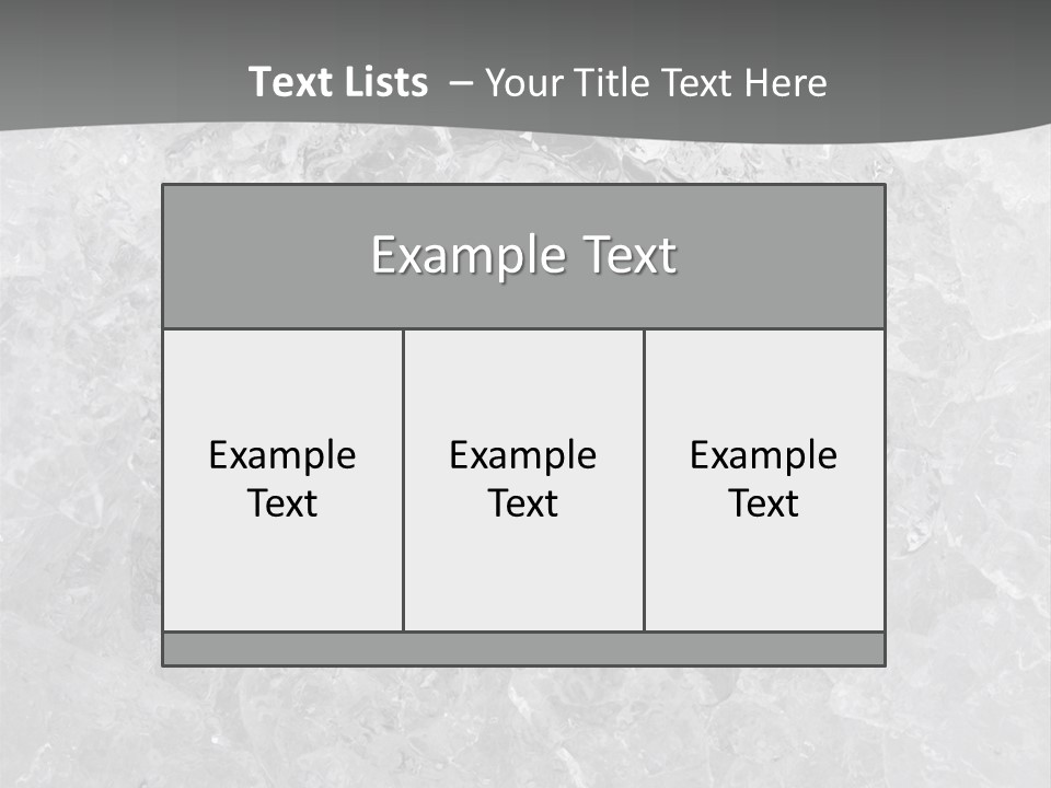 Beer Texture Ice PowerPoint Template