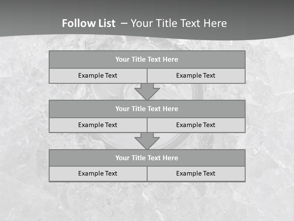 Beer Texture Ice PowerPoint Template