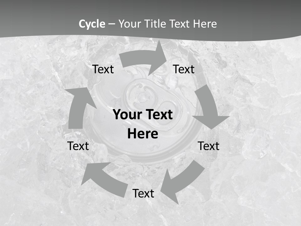 Beer Texture Ice PowerPoint Template