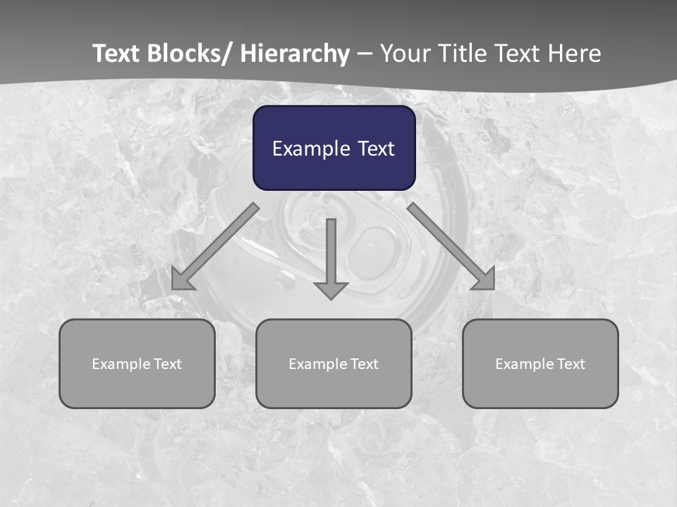 Beer Texture Ice PowerPoint Template