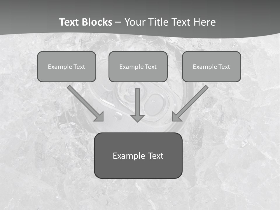 Beer Texture Ice PowerPoint Template