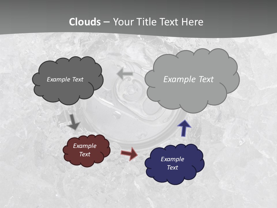 Beer Texture Ice PowerPoint Template