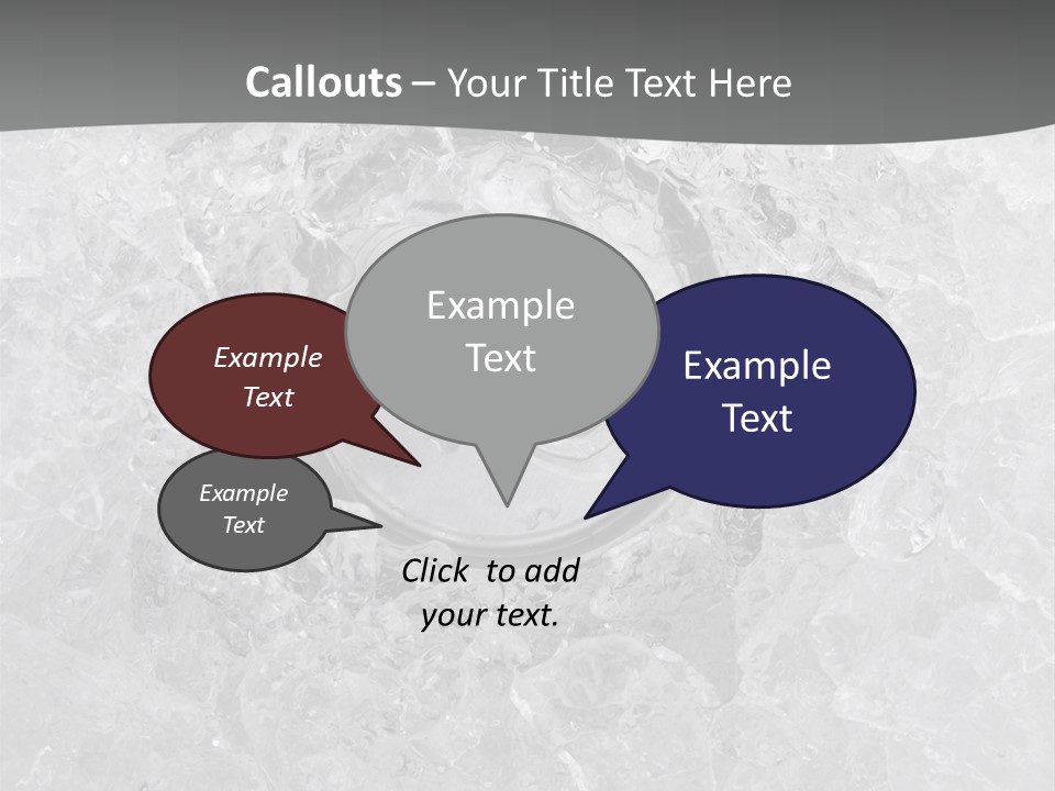 Beer Texture Ice PowerPoint Template