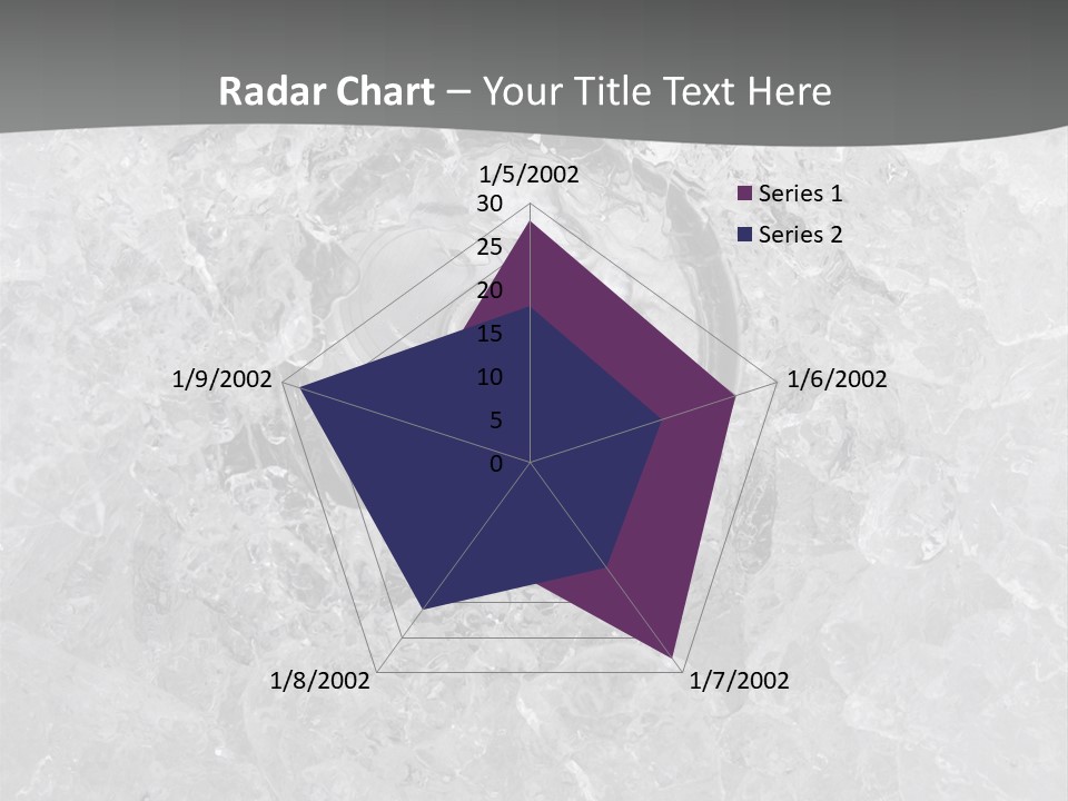 Beer Texture Ice PowerPoint Template