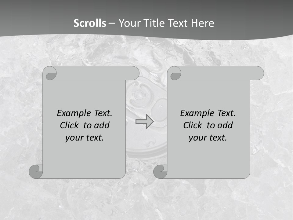 Beer Texture Ice PowerPoint Template