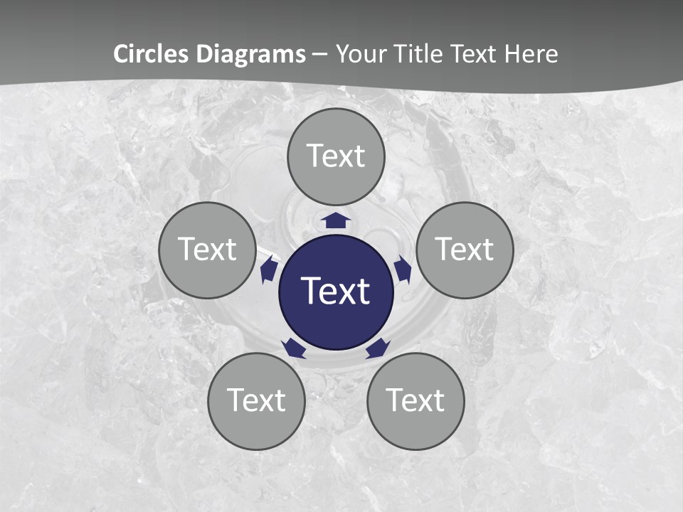 Beer Texture Ice PowerPoint Template