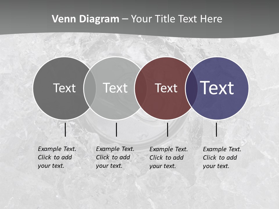 Beer Texture Ice PowerPoint Template