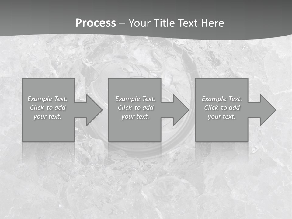 Beer Texture Ice PowerPoint Template
