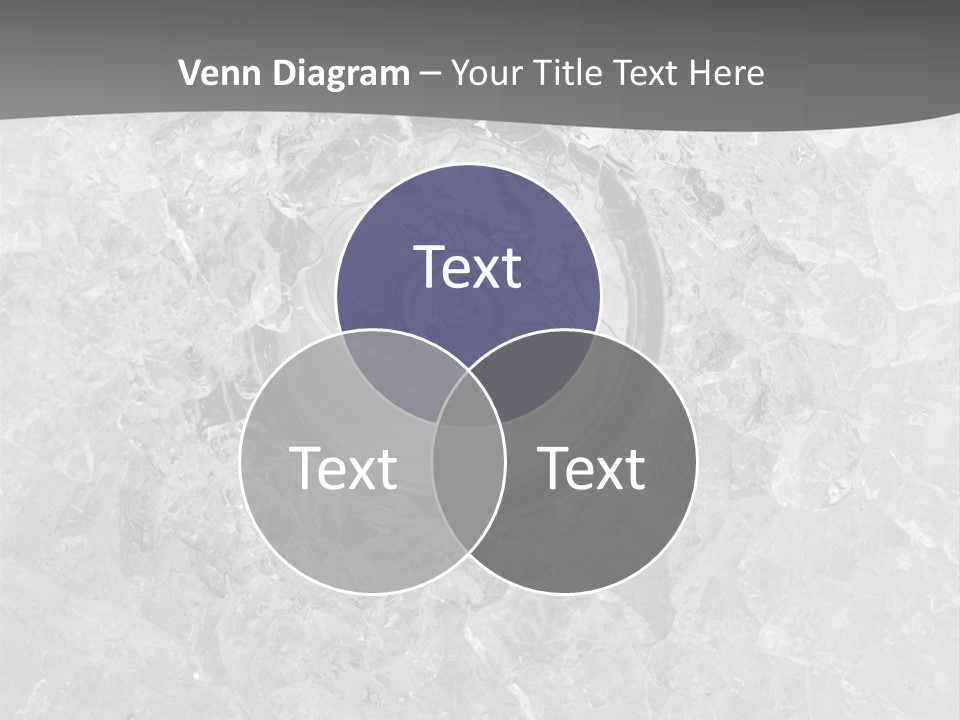 Beer Texture Ice PowerPoint Template