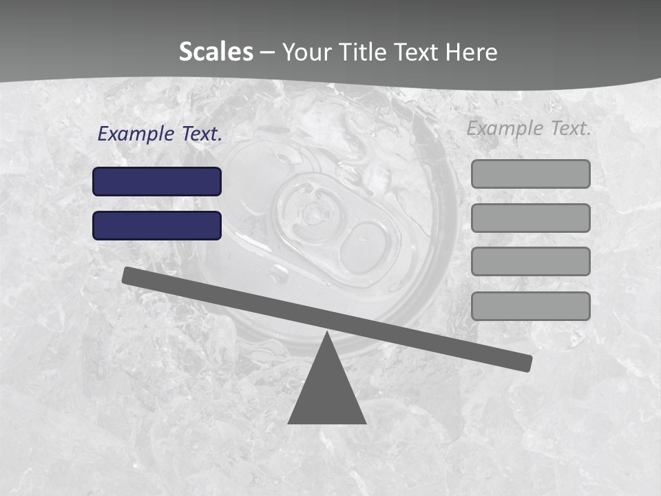 Beer Texture Ice PowerPoint Template