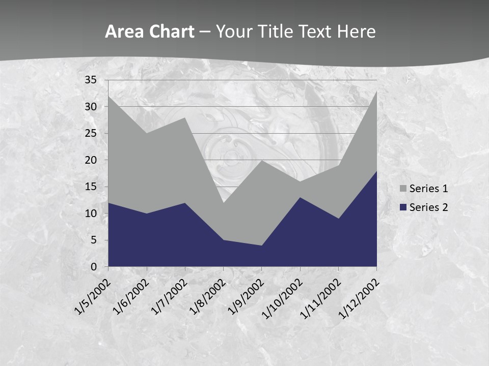 Beer Texture Ice PowerPoint Template