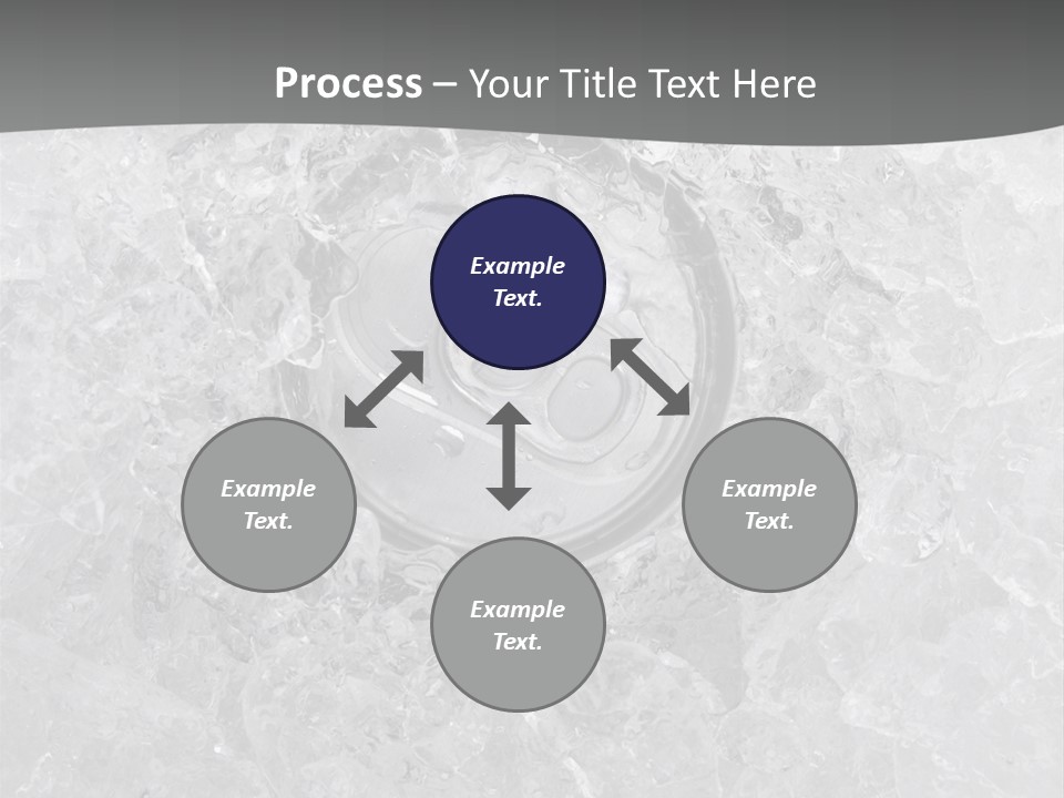 Beer Texture Ice PowerPoint Template