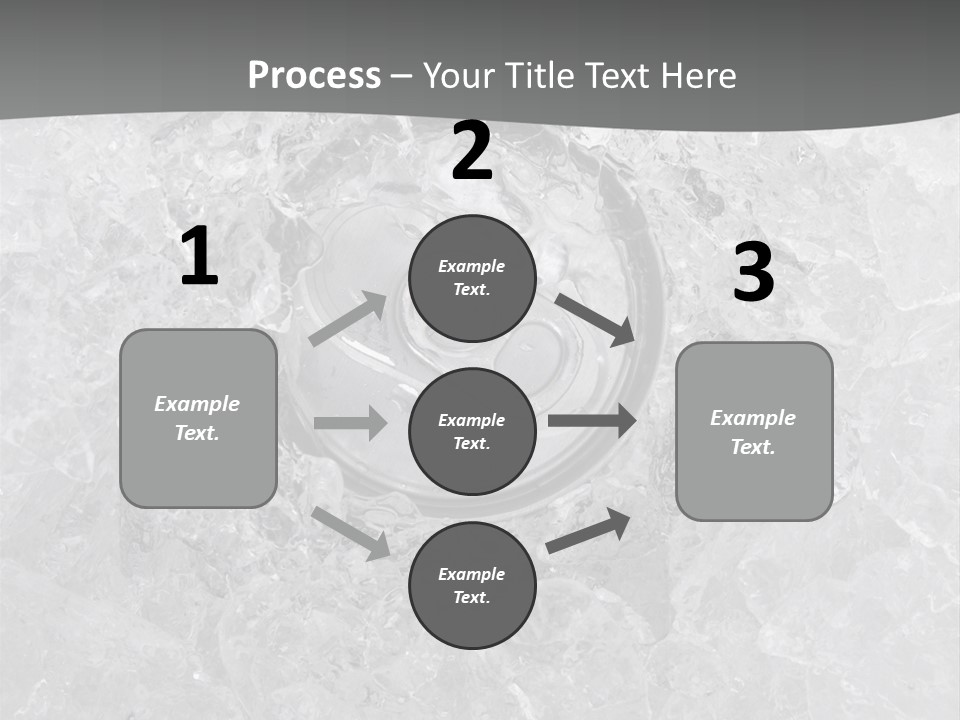 Beer Texture Ice PowerPoint Template