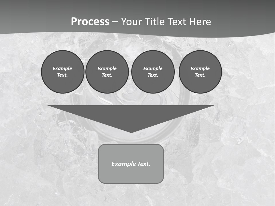 Beer Texture Ice PowerPoint Template