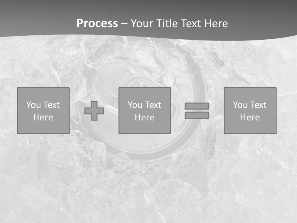 Beer Texture Ice PowerPoint Template