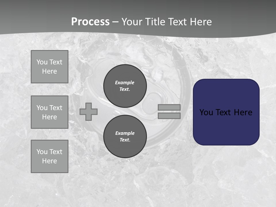 Beer Texture Ice PowerPoint Template