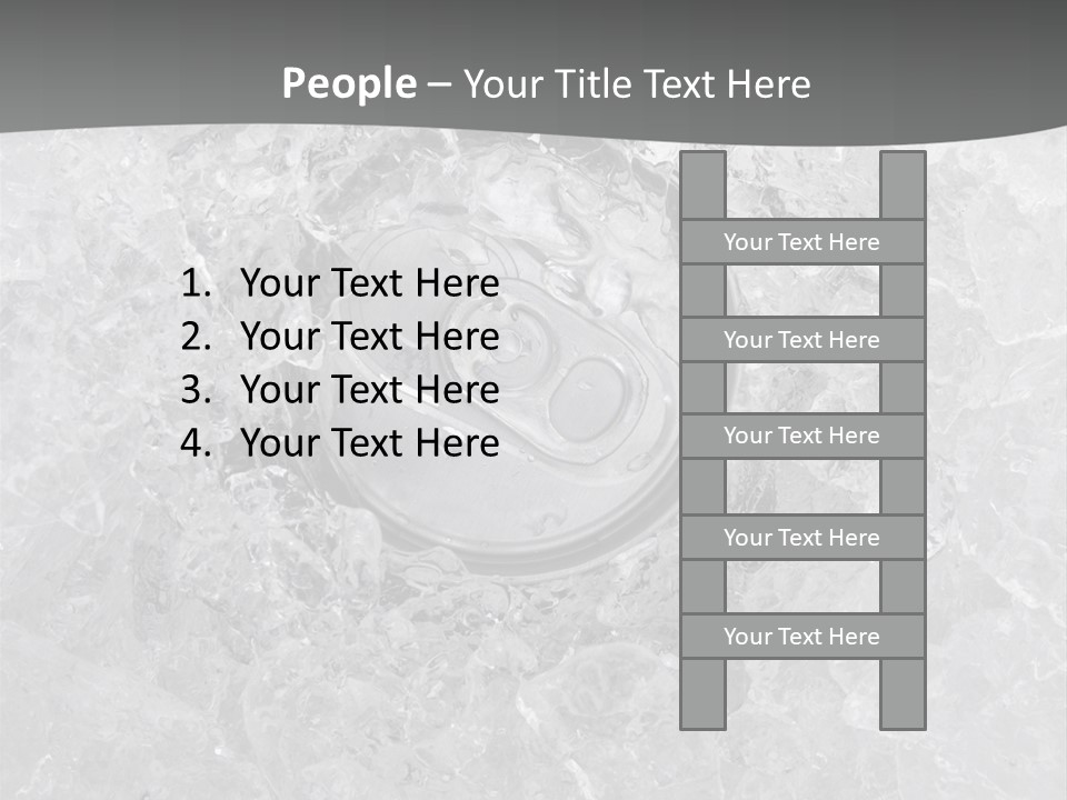 Beer Texture Ice PowerPoint Template