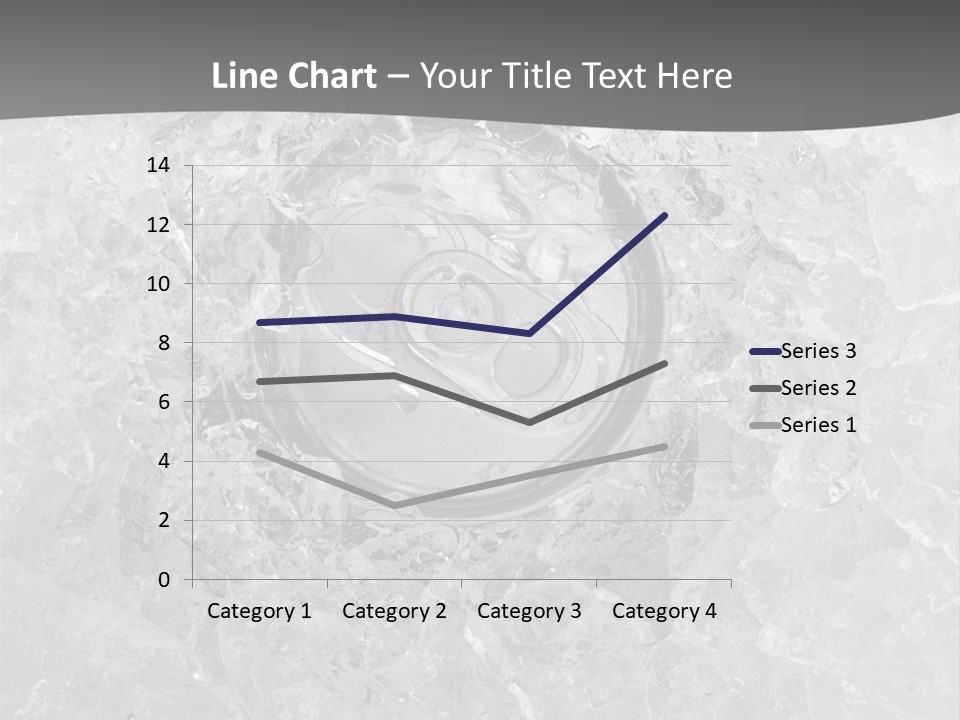 Beer Texture Ice PowerPoint Template