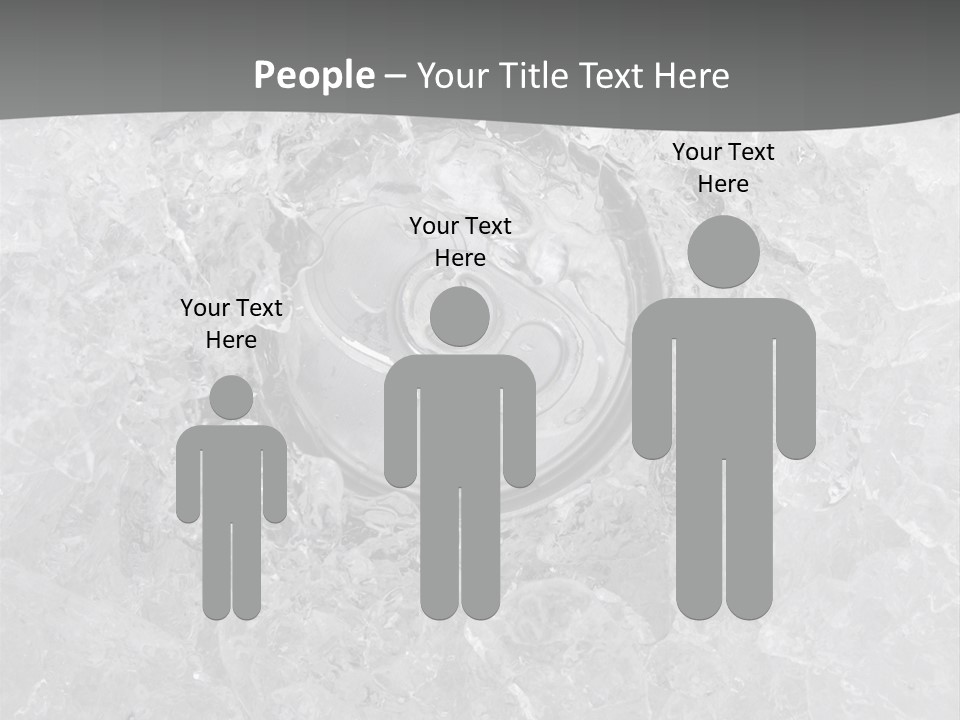 Beer Texture Ice PowerPoint Template