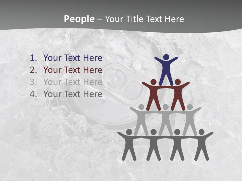 Beer Texture Ice PowerPoint Template