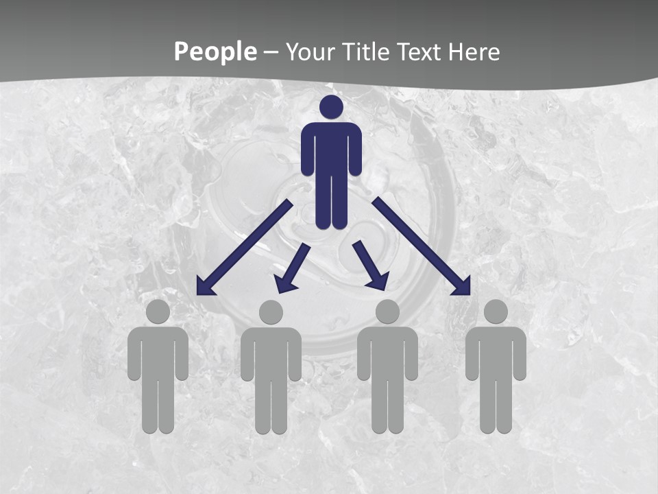 Beer Texture Ice PowerPoint Template