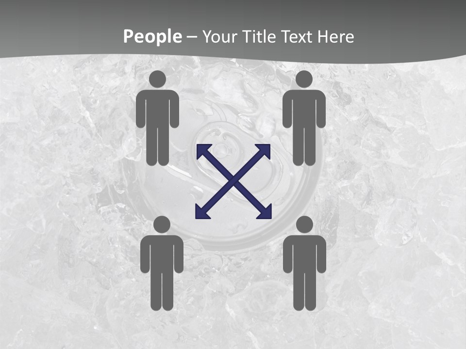 Beer Texture Ice PowerPoint Template