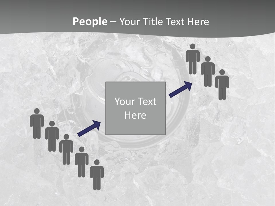 Beer Texture Ice PowerPoint Template