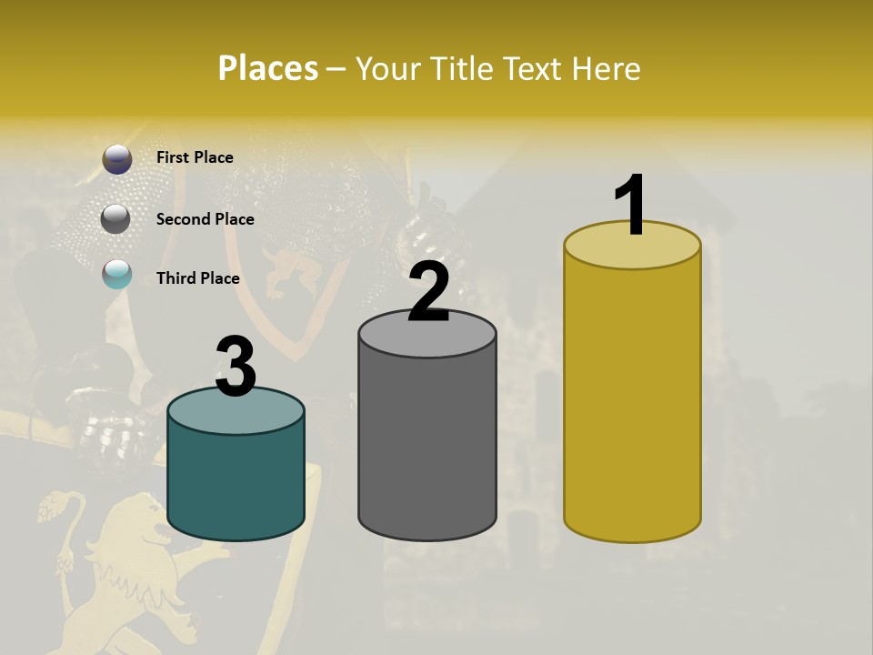 Ancient Landmark Fortress PowerPoint Template